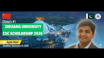 Zhejiang University  Chinese Government Scholarship 2026 | Step-by-Step Application Guide & Tips