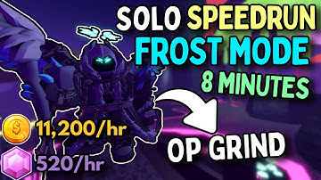 Easy Solo Frost Mode Speedrun (2x Timescale) - Tower Defense Simulator | TDS