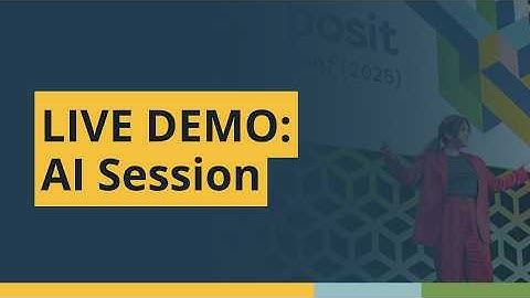 Positron AI Session (George Stagg, Winston Chang, and Tomasz Kalinowski ) | posit::conf(2025)