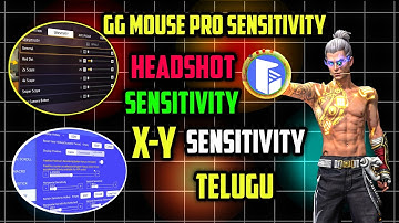GG mouse pro Headshot sensitivity || GG Mouse Pro XY Sensitivity Settings