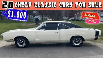 20 Cheap Classic Cars for Sale