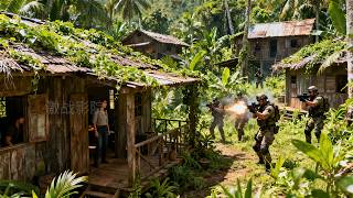 Action movie! Special forces swiftly raid a terrorist base with full firepower to rescue hostages!