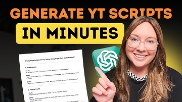 Write YouTube Scripts INSANELY Fast with AI (My Custom ChatGPT Strategy)