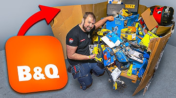 Ik heb een B&Q Power Tool Returns Pallet gekocht voor £1000!
