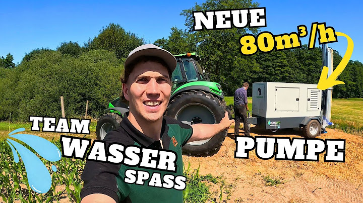 Neue 8-Zoll-Beregnungspumpe im Einsatz / Wieso bewässert man und muss das sein?