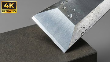 The Sharpest Chisel In The World! The Secret To Sharpening A Chisel Quickly In Just 2 Minutes