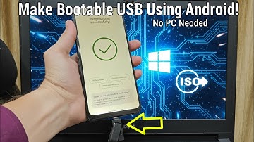 How to Burn ISO to USB Using Android Phone | Make Bootable USB without PC/Laptop