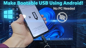 Create Bootable USB from Android | Burn ISO File to USB Without Laptop or Computer