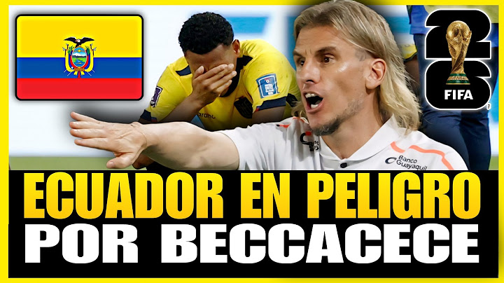 Ecuador will be eliminated from the 2026 World Cup due to Sebastián Beccacece's new FIFA 2025 ran...