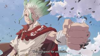 Suika Revives Senku (Senku Revived) | Dr STONE Season 4 Part 2 Episode 11