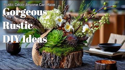 Rustic Garden Magic: Beautiful Décor from Twigs and Upcycled Branches
