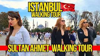 🇹🇷 Discover Istanbul’s Sultanahmet in 2024 | Hagia Sophia & Blue Mosque Walking Tour in 4K