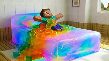 Realistic Minecraft Physics Simulation with Badroom and Dream Bed | ZenBlock Craft