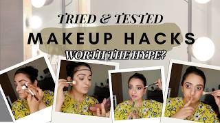 I Tried all the OVERHYPED Viral Makeup Hacks....