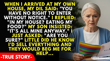 My Son And His Wife Told Me To Ask Permission Before Entering— So I Sold Everything