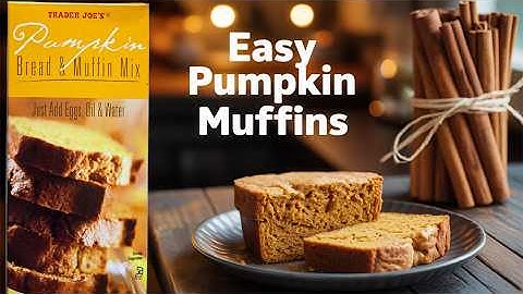 We Made Muffins with Trader Joe