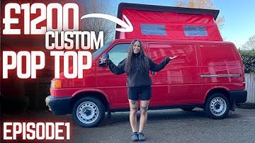 Installing CUSTOM pop top to VW Transporter | CAMPER CONVERSION