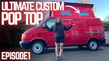 Installing CUSTOM pop top to VW Transporter | CAMPER CONVERSION