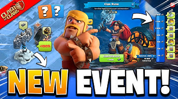 NEW Clan Rush Event Explained - FREE Super Deco, 20x Chests & Rewards in Clash of Clans!