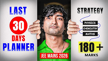 JEE 2026 Final 30 Days - Do or Die! #iitjee