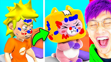 NOOB vs PRO vs HACKER In PRANK MASTER 3D!? (ALL LEVELS!) *FOXY & BOXY!*