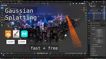 Gaussian Splatting in Blender (fast + free)
