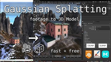 Gaussian Splatting in Blender (fast + free)