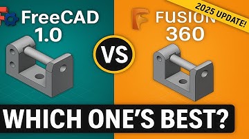 `FreeCAD 1.0 vs Fusion 360 (2025) – Which CAD Should YOU Use?`