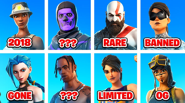 The EVOLUTION of RARE Fortnite Skins!
