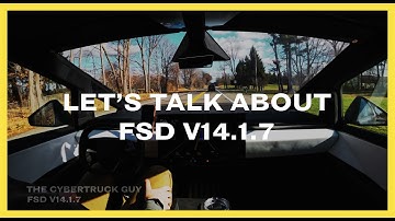 Cybertruck FINALLY Gets FSD V14.1.7 - What