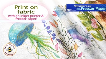 Eenvoudig printen op stof met een inkjetprinter en handleiding voor vriezerpapier