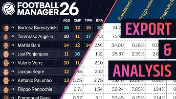 How to Export & Analyse Data | FM26 Guide