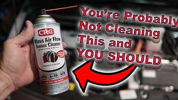 How to Clean A Mass Airflow Sensor - FAST AND EASY!