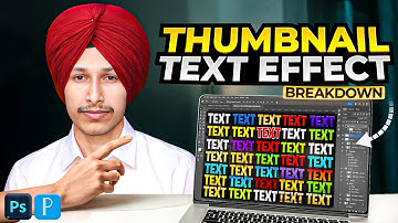How to Make Amazing text Effect For Thumbnail | 100+ Thumbnail Text Effect