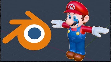 Try making 3D Mario in blender ...