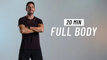 20 Min Full Body Workout - Build Strength & Burn Fat At Home (No Equipment + No Jumping)