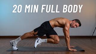 20 Min Full Body Workout - Build Strength & Burn Fat At Home (No Equipment   No Jumping)