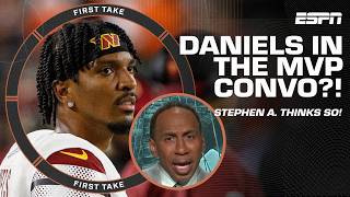 Stephen A. & Dan Orlovsky DISAGREE about Jayden Daniels being in the MVP conversation 👀 | First Take