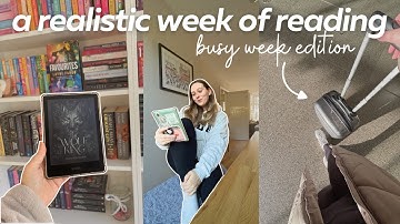 what i realistically read in a *busy* week 📖✨