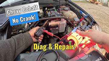 2008 Chevy Cobalt - No crank! Diag & Repair!