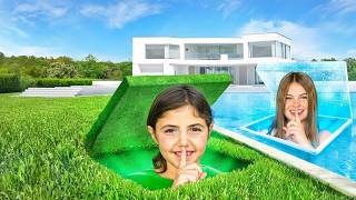 I Built 5 SECRET Rooms In ONE COLOR! ft. Salish Matter & Ben Azelart