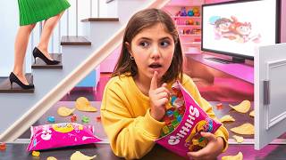 I Built 5 SECRET Rooms In ONE COLOR! ft. Salish Matter & Ben Azelart