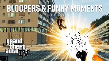 GTA IV Bloopers & Funny Moments | Epic Crashes | Funny Euphoria Ragdolls | Best of Shorts Edition