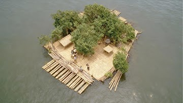 He Left Civilization to Build a Floating Self-Sustaining Island | by @7Asian