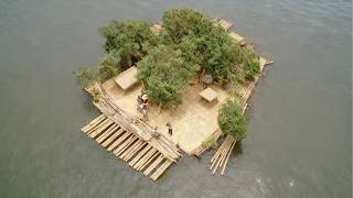 He Left Civilization to Build a Floating Self-Sustaining Island | by @7Asian