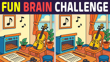 Spot the Difference Puzzle Fun for Brain Training #333