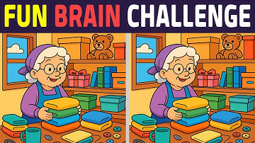 Spot the Difference Puzzle Fun for Brain Training #333