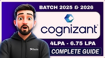 Cognizant Hiring 2025 & 2026 | On-Campus + Off-Campus Complete Guide | How To Crack Cognizant Easily