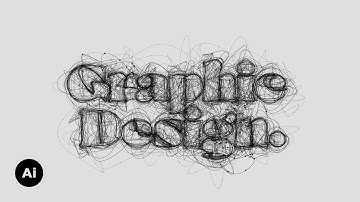 Scribble Text Effect | Adobe Illustrator