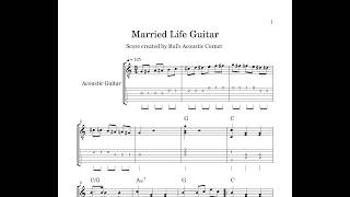 Married Life - from Up Guitar Tab